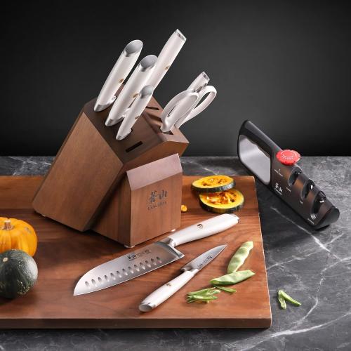 Cangshan L1 Series 12 Piece Knife Block Set, Forged German Steel, 1027532