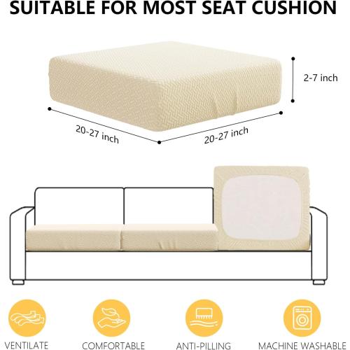 Outdoor Cushion Covers Only, 20-27 inch Universal Fit‼️missing one‼️