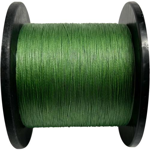 Braided Fishing Line 4 Strand Abrasion Resistant Braided Line 10LB to 90 LB Test for Salt-Water, 547/1094Yards, Cost-Effective, Zero Stretch, Smaller Diameter for Extra Visibility, Variety Colors
