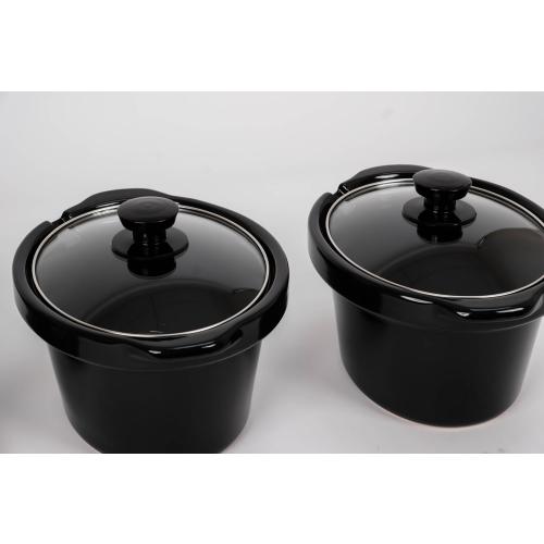 CULINARY CHEF, Triple Slow Cooker, Buffet Server 3 Pot, Food Warmer - Stainless