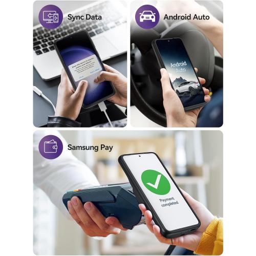 Black NEWDERY Battery Case  Qi Wireless Charging, Fast Charging, Sync Data Supported, Powerful Portable Rechargeable Charger Case  Black