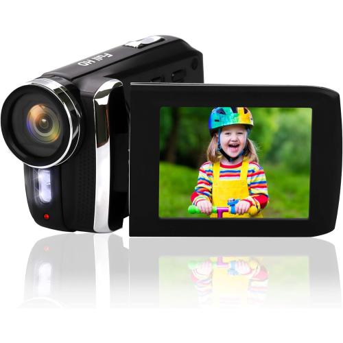 1080P 24MP Camcorder with 2.7K Video, 2.8 LCD Screen, 8X Zoom - For YouTube, TikTok, Teens, Beginners