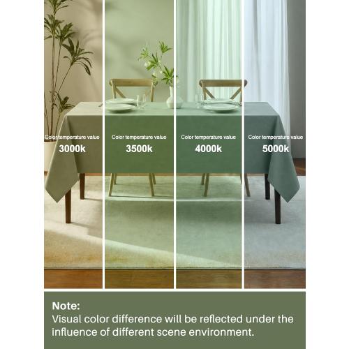 IVAPUPU Textured Linen Rectangle Table Cloth, Sage Green, 52 x 70 Inch
