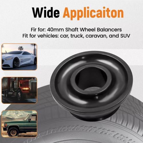 Coats Wheel Balancer 1 Pcs Standard Taper Cone Set - 40mm Shaft #45 Carbon Steel