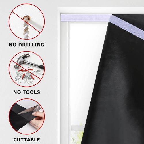 LazBlinds 100% Blackout Roller Shades, No Tools No Drill Cordless Blinds for Windows, Thermal Insulated UV Protection Privacy Window Shades for Bedroom (36''W x 72''H, Beige)