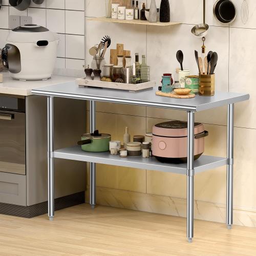 Size 24x72 Stainless Steel Table for Prep & Work