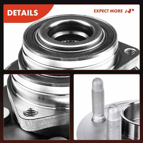 A-Premium Front or Rear Wheel Bearing and Hub Assembly with 5-Lug Compatible with Chevrolet Impala 2018-2019, Camaro 2010-2015, Cadillac CTS 2008-2014 & 2018, XTS 2018