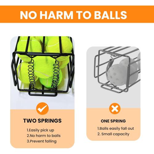 Tennis Ball Hopper and Picker – Foldable, Rolling and Standard Options for Ball Collection