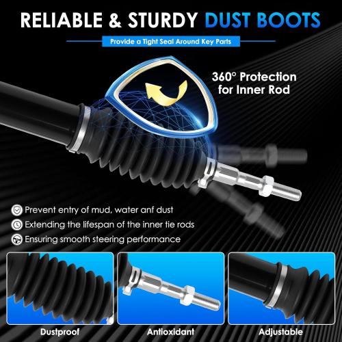 26-2718 Hydraulic Power Steering Rack and Pinion Fit for Honda Civic 2006-2010 1.8L Automotive Replacement Rack & Pinion Assembly 53601SNAA02, 53601SNAA51, 53601SNAA61