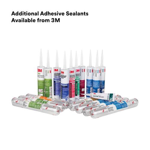 3M Marine Adhesive Sealant 4000 UV, PN06580, White, Medium Strength Flexible Waterproof Adhesive Sealant for Boats and RVs, UV Resistant, Cures in 24 Hours, 295 mL Cartridge, 10 Fl Oz (Pack of 1)