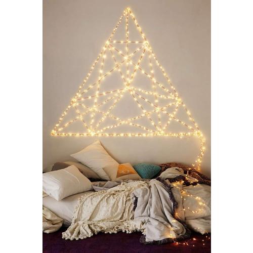 Twinkle Star 200 LED 66 FT Copper Fairy String Lights 8 Modes LED, USB Powered with Remote Control for Christmas Tree Wedding Party Home Decoration, Warm White