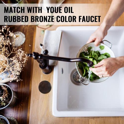 LEIFIDE 2 Inch Kitchen Sink Hole Cover Faucet Sink Hole Cap Stainless Steel Stopper Plug Plate Metal Blank for Bathroom Soap Dispenser Wash Basin(Oil Rubbed Bronze)