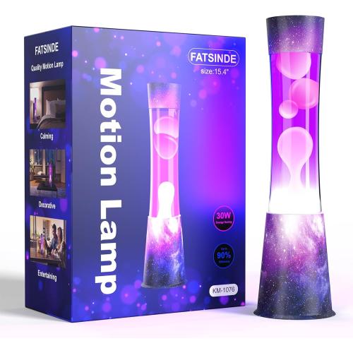 Liquid Motion Lamps - starry sky purple Liquid / White Wax, Beautiful Lamp, Relaxing Light, Night Light , lamps for adults, teenagers children, Bedroom Light Living Room, Novel and Cool Decorations
