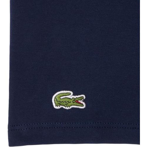 Size Large Lacoste mens Cotton Stretch Big Croc Print Boxer Briefs, 3-pack