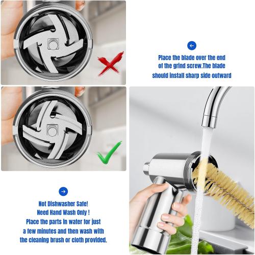 Metal Food Grinder Attachments for KitchenAid Stand Mixers