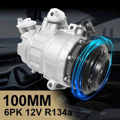 Air Conditioner AC Compressor Fits for Ford Police Interceptor Utility 2013-2015, Ford Explorer 2011-2019, with A/C Clutch, CO9777C AC Compressor, Replaces 68201076, BB5319D629DA, DB5Z19703A