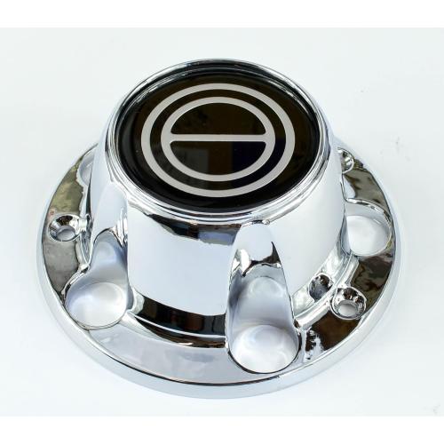4PCS Chrome Wheel Hub Center Caps with Black Center for 1980-1996 F150 Bronco Van