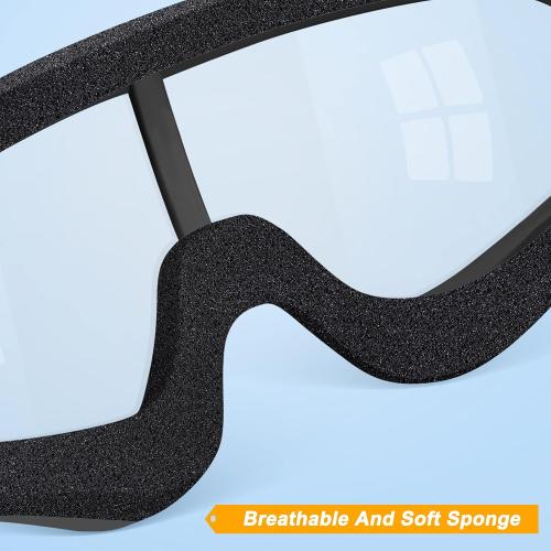 OXG 2 Pairs Motorcycle Goggles Fit Helmet, ATV Ski Goggles Anti-UV Dustproof Windproof Dirt Bike Goggles for Youth Men Women