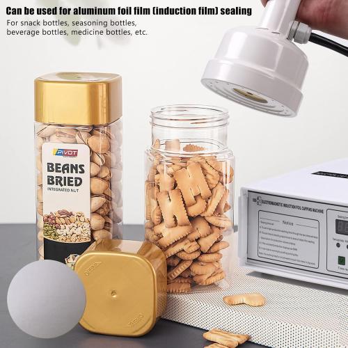 Bottle Cap Sealer, Induction Heat Sealer For Plastic, Glass Bottles 20-100mm 110v