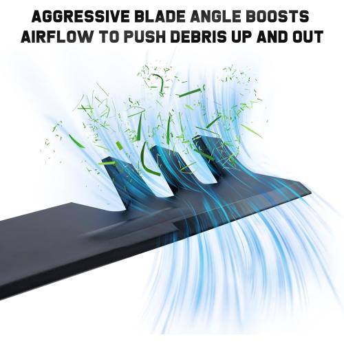 42 Inch Mower Mulching Blades for 134149 138971 Craftsman LT2000 LT1000 Poulan Pro Husqvarna 42 Deck Riding Lawn Mower Replace 532138971 532134149 138498 5-Point Star (2 Pack)