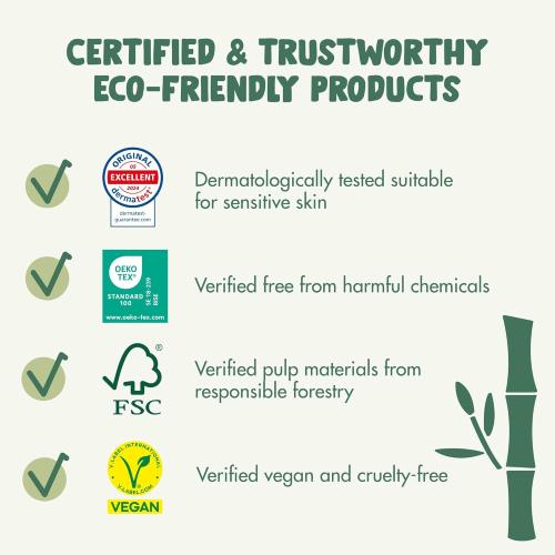 Naty Bamboo Viscose Baby Diapers – Silky Soft, Plant Based, Dermatologically Tested for Sensitive Skin & Super Absorbent (Size 1, 88 Count)