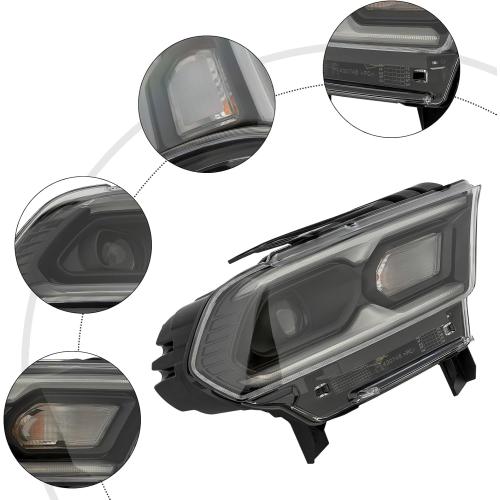 LED Headlight Assembly Compatible with 2021-2023Dodge Durango,Front 2021Durango headlights Headlamp Replacement