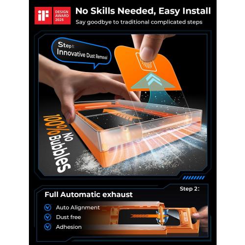 MRGLAS TOP 9H  Glass 2 2 Packs for iPhone 17 Pro Max Privacy Screen Protector with Camera Lens Protector [Zero Bubble][10X Military Protection] 17 ProMax Tempered Glass Full Edge Coverage,Case-Friend