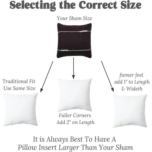 Set of 2 Size  18 x 18 Decorative Feather Down Throw Pillow Inserts (Set of 2, White) for Sofa, Couch, Bed, Machine Washable