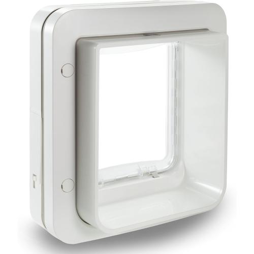Color White SureFlap-Sure Petcare Microchip Pet Door (White)