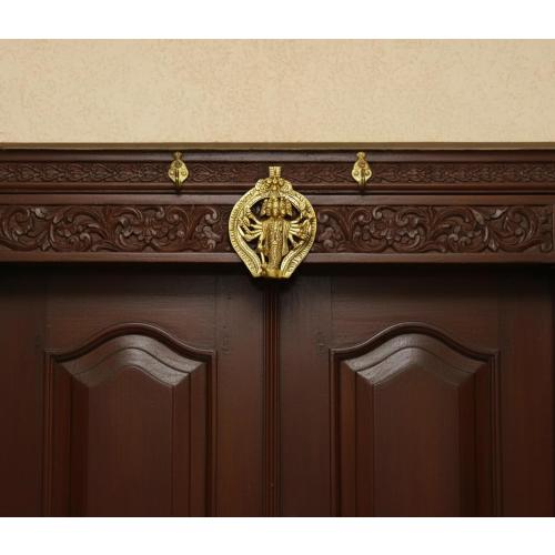 Gold eSplanade Brass Panchmukhi Hanuman Wall Hanging Anjaneya Pavan Putra Bajrangbali Maruti Idol Murti Moorti Statue - 6 Inches