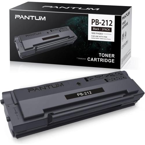PANTUM PB-212 Black Toner Cartridge Compatible P2502W Plus and M6502NW Plus, Yeilds up to 1600 Pages