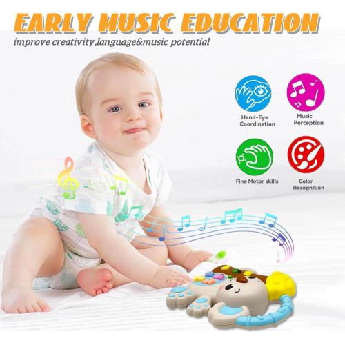 Baby Musical Toys for 1 Year Old Boys and Girls, Light Up Piano Keyboard Music Toys for Toddlers 12-18 Months, Early Learning Educational Infant Toys, 1 Year Old Baby Boy Girl Toys Gifts(Koala)