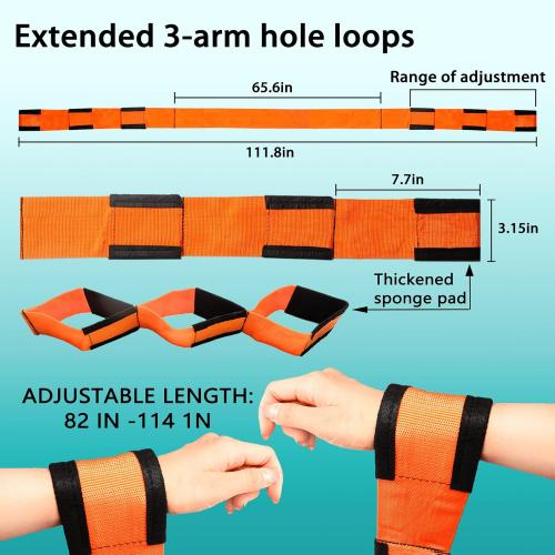 Moving Straps Upgrade Width, 2-Person Lifting and Moving System with Cotton Gloves, Lifting Wrist Straps for Moving Appliances, Furniture, Support up to 800lbs
