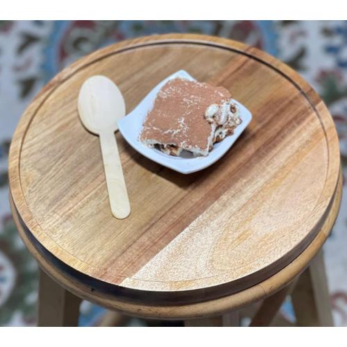 Acacia Wood Round Tray