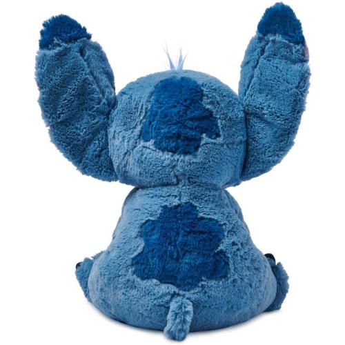 Disney Store Official Stitch Medium Soft Toy for Kids, Cuddly Character with Fuzzy Texture and Embroidered Details, Flexible Floppy Ears, Disney Plushy Suitable for All Ages.