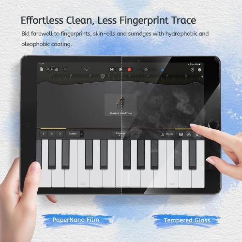 MOBDIK Paperfeel Screen Protector for iPad 9th/8th/7th Generation | 2 Pack Matte Film Crafted for Natural Writing, Anti Glare, Touch Sensitivity