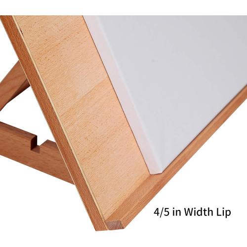 Falling in Art Large 5-Position Wood Drafting Table Easel Drawing and Sketching Board, 23 2/9 Inches by 16 1/2 Inches