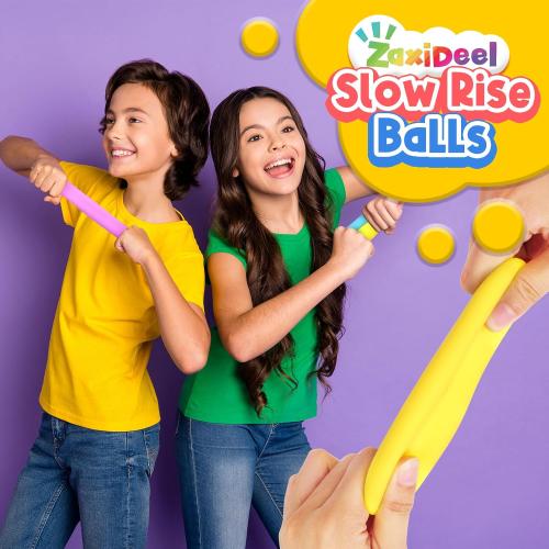 Squishy Stress Balls for Kids - 6 Pack Dough Squishy Fidget Toys for Anxiety Relief, Classroom Prize Party Favors Bulk Toys, Goodie Bags Stuffer for Kids, Easter Basket Stuffers for Boys Girls