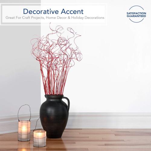 Size 26 , 75 Color Gold Royal Imports Sparkle Glitter Curly Ting Ting Branches Vase Filler for Wedding, Holiday & Home Decoration, 26”, 75 Stems (Gold)