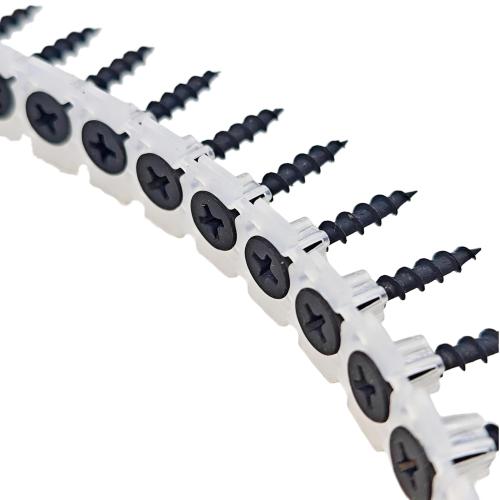 Plastic Chain Belt Drywall Screws 1000pcs #6 * 1 Drywall to Wood Collated Screw