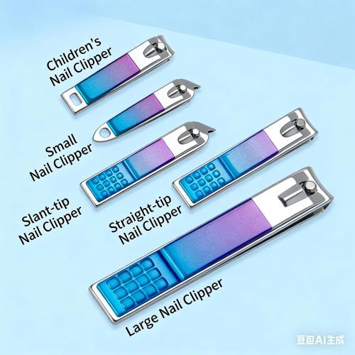 9 Pcs Nail Clippers Set Fingernail and Toenail Clipper Cutters Manicure Pedicure Kit Stainless Steel Professional Grooming Kits Nail Care Tools with Portable Travel Case,Dazzling Color