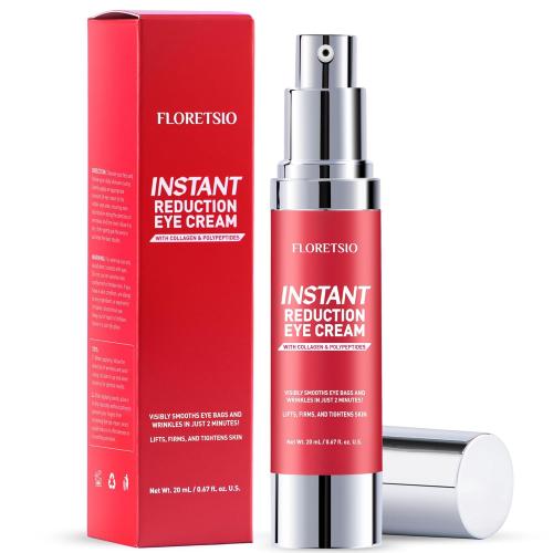 Instant Eye & Face Lift Cream: Rapid Under Eye Bags,Wrinkles, Dark Circles, Puffiness Remover for Women and Men in 60 Seconds - Wrinkle Filler 0.67oz - Temporary Firming & Tightening Treatment -