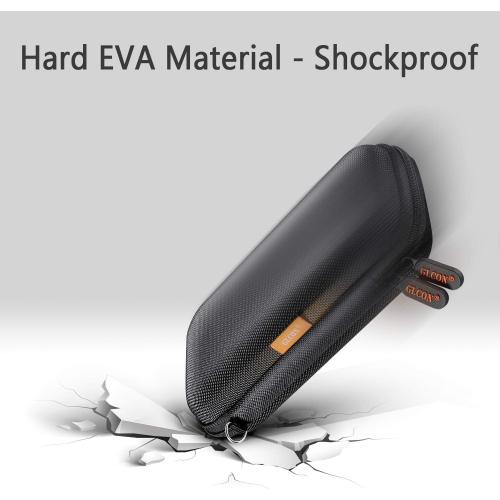 External Hard Drive Case - GLCON Shockproof EVA Carrying Case for WD My Passport Element Seagate Expansion Backup Toshiba 1TB 2TB 4TB - High Protection Portable Travel Electronic Power Bank Bag