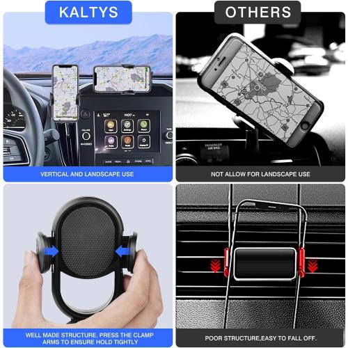 Karltys Car Phone Holder for Subaru Forester 2025 2026 Cell Phone Holder Mount, Hands Free Air Vent Mount Cradle Holder Stand for iPhone Android Smartphones