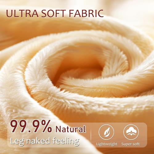 Size  M ...EXQUISLIFE Fleece Lined Tights Sheer Women - Fake Translucent Warm Pantyhose Leggings Sheer Thick Tights, for Winter