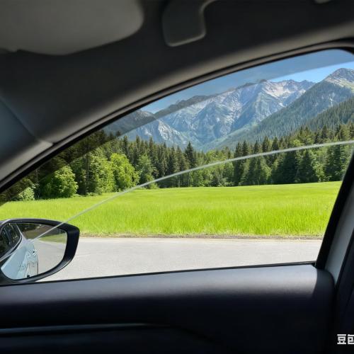 4Pcs Tape On Side Window Rain Guards Window Visors Vent Deflectors Compatible with 2008-2018 Chrysler Town Country/Dodge Grand Caravan, Wind Deflector Smoke 4PCS 94251