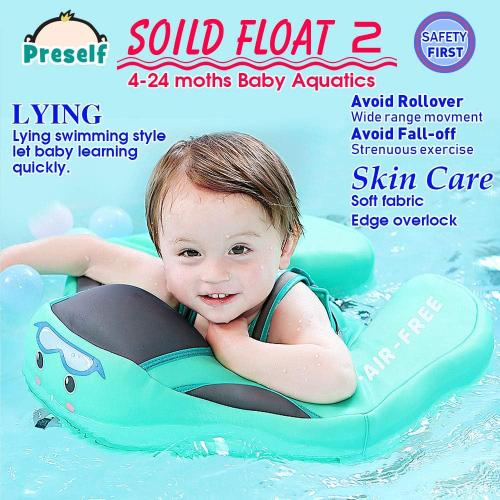 Color Pink  Baby Solid Float Ring Infant Toddler Safety Aquatics Swim Floating Swimming Pool School Training (Pink)