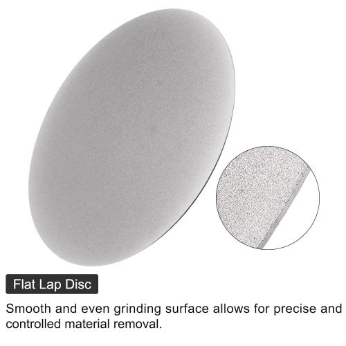 uxcell Diamond Sanding Grinding Disc, 8-Inch (200mm) Grit 400 No Center Hole, Flat Lap Disk Polishing Discs Abrasive Wheel for Gemstone Tile Porcelain Glass Stone Metal