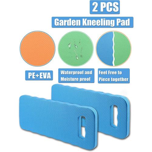 YWSHF 2 PCS Garden Kneeling Pad,Knee Mat Waterproof Foam Knee Pads for Gardening,Cleaning,Baby Bath,Yoga,Praying and Exercise 15.745'' x 7.09'' x 0.79''