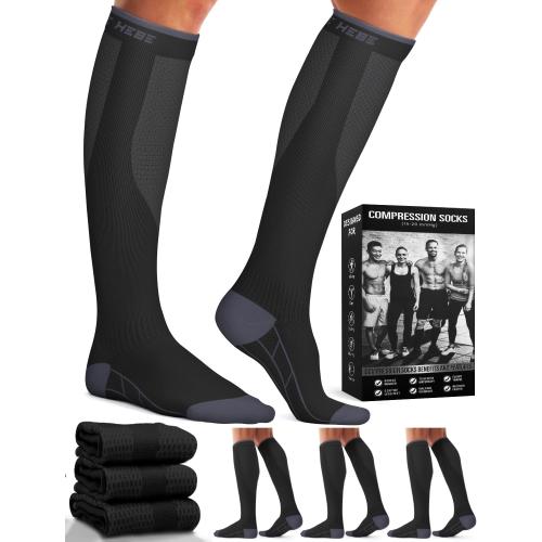 3 Pack Medical Compression Sock-Compression Sock For Women and Men Circulation -Best for Running,Nursing,Athletic Sports